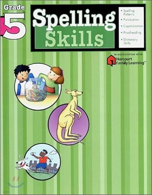 Spelling Skills: Grade 5 (Flash Kids Harcourt Family Learning)