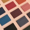 D.LAB Leather simple card wallet - 13 color