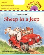 Sheep in a Jeep Book & CD [With CD]