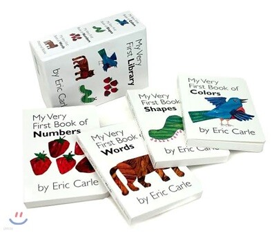 My Very First Library 우리 아이 첫 영어책 4종 박스 세트 (색깔 / 모양 / 숫자 / 단어)