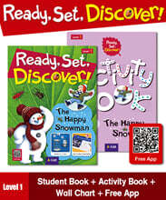 (NEW-2023) Pack-Ready, Set, Discover! 1: The Happy Snowman