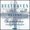 Augustin Dumay 베토벤: 바이올린 협주곡, 교향곡 8번 / 브람스: 현악6중주 1번 - 오귀스탱 뒤메이 (Beethoven: Violin Concerto Op.61, Symphony No.8 / Brahms: String Sextet No.1)