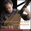 Sylvain Bergeron 도니 류트 북 - 17세기 이탈리아 류트 작품집 (Livre de luth de Gioseppe Antonio Doni)