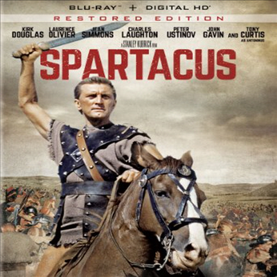 Spartacus: Restored Edition (한글무자막)(Blu-Ray + Digital HD) (스파르타쿠스)(한글 무자막)