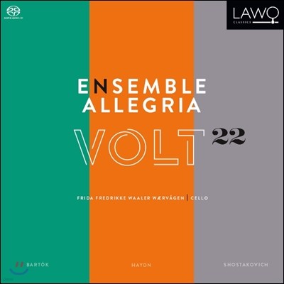 Ensemble Allegria 하이든: 첼로 협주곡 C장조 / 바르톡: 현을 위한 디베르티멘토 / 쇼스타코비치: 실내교향곡 op.110a (VOLT22)