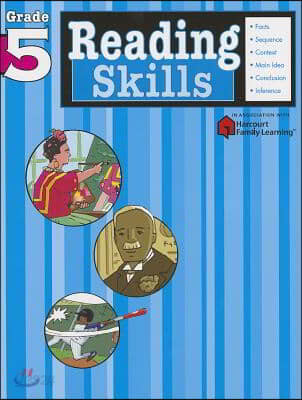 Reading Skills: Grade 5 (Flash Kids Harcourt Family Learning)