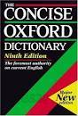 THE CONCISE OXFORD DICTIONARY 