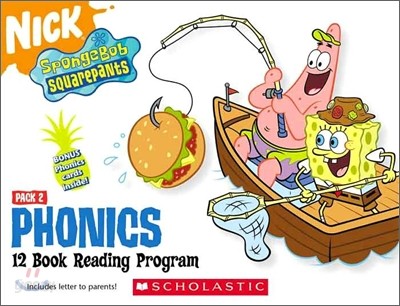 Spongebob Squarepants Phonics : 12 Book Reading Program Pack2