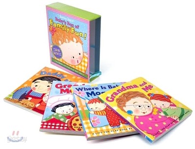 Baby&#39;s Box of Family Fun! (Boxed Set): A 4-Book Lift-The-Flap Gift Set: Where Is Baby&#39;s Mommy?; Daddy and Me; Grandpa and Me, Grandma and Me