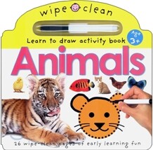 Wipe Clean : Animals (Age 3+)