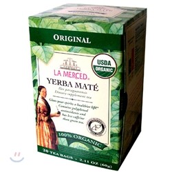 [아르헨티나] 유기농 라 메르쎄드 마테차 오리지널 60g(3g*20티백)