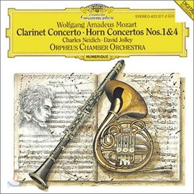 Mozart : Clarinet Concerto No.1 KV 412&#183;No.4 KV 495 : Orpheus Chamber Orchestra