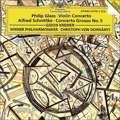 Gidon Kremer 필립 글래스: 바이올린 협주곡 / 알프레드 슈니트케: 콘체르토 그로소 5번 (Philip Glass: Violin Concerto / Alfred Schnittke: Concerto Grosso No.5) 기돈 크레머