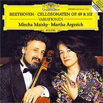 Mischa Maisky / Martha Argerich 베토벤: 첼로 소나타 (Beethoven : Cello Sonatas Op.69 &amp; 102)