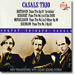 Alfred Cortot / Pablo Casals / Jacques Thibaud 피아노 트리오 - 베토벤 슈만 슈베르트 멘델스존 (Piano Trios)