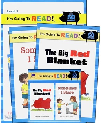 [I&#39;m Going to READ!] Level 1 : The Big Red Blanket / Sometimes I Share (Workbook Set)