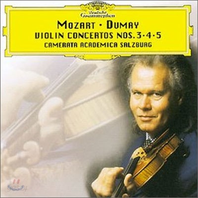 Mozart : Violin Concertos Nos.3ㆍ4ㆍ5 : Dumay