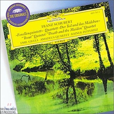 Emil Gilels / Amadeus Quartet 슈베르트: 피아노 5중주 "송어", 현악 4중주 "죽음과 소녀" (Schubert: "Trout" Quintet, `Death and the Maiden`) 에밀 길렐스, 아마데우스 사중주단