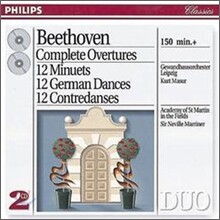 Beethoven : Complete Overturesㆍ12 Minuetsㆍ12 German Dances etc. : MasurㆍMarriner