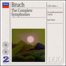 Kurt Masur 브루흐: 교향곡 전집, 바이올린 협주곡 (Bruch: The Complete Symphonies)