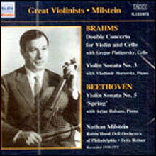 Nathan Milstein 브람스: 이중 협주곡 / 베토벤: 바이올린 소나타 봄 (Brahms: Double Concerto / Beethoven: Violin Sonata No.5 'Spring')