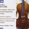 Jeanne Mallow 릴리안 푹스: 비올라 독주곡집 (Lillian Fuchs: Complete Music For Unaccompanied Viola)