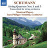 Jean-Philippe Tremblay 슈만: 현악 사중주 1, 3번 (Schumann: String Quartets Op.41 No.1, Op.41 No.3)