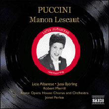Licia Albanese / Jussi Bjorling 푸치니: 마농 레스코 - 유시 비욜링, 리치아 알바제네 (Puccini: Manon Lescaut)