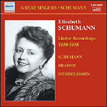 Brahms / Mendelssohn / Schumann: Lieder : Elisabeth Schumann