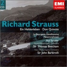 R.Strauss : Ein HeldenlebenㆍDon Quixote : Thomas BeechamㆍJohn BarbirolliㆍPaul Tortelier
