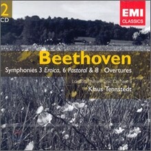 Beethoven : Symphonies 3 Eroicaㆍ6 Pastoral & 8ㆍOvertures : Klaus Tennstedt