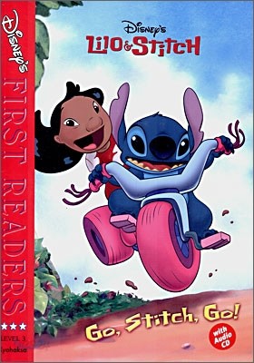 Disney&#39;s First Readers Level 3 : Go, Stitch, Go! - LILO &amp; STITCH (Book+CD)