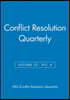 Conflict Resolution Quarterly