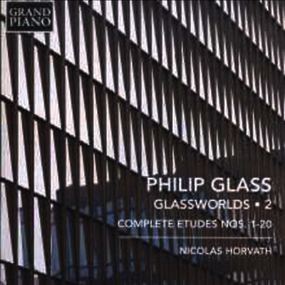 필립 글래스: 피아노 연습곡 1-20번 (Philip Glass: Etude for Piano No.1-20)(CD) - Nicolas Horvath