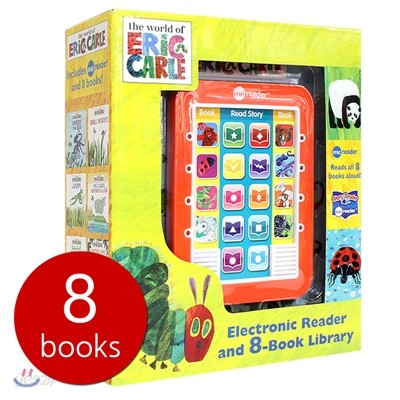 Me Reader &amp; 8 books Library : Eric Carle 에릭칼 미리더 사운드북