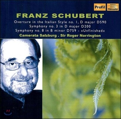 Roger Norrington 슈베르트: 교향곡 3번, 8번 '미완성' (Schubert: Symphonies D200, D759 Unfinished)