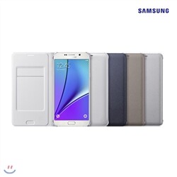 [SAMSUNG]삼성정품 갤럭시 노트5 플립월렛 커버(PU) 골드입고