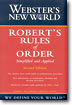 Webster's New World Robert's Rules of Order Simplified and Applied