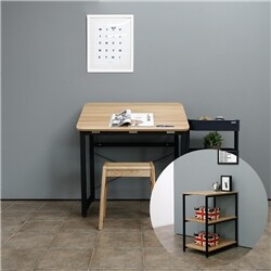 소프시스 엑슬책상 + 멀티2단선반460 세트