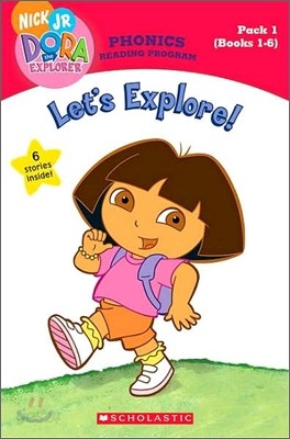 Dora the Explorer Phonics Reading Program Pack 1 (Books 1-6) : Let&#39;s Explore!