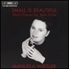 Manuela Wiesler 작은 것이 아름답다 - 독주 플루트를 위한 짧은 소품들 (Small is Beautiful - Short Pieces for Solo Flute)