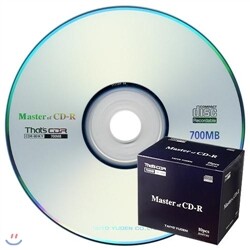 [전국무료배송]다이요유덴 Master of CD-R 700MB 10mm 케이스 10장