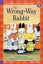 Scholastic Hello Reader Level 2-04 : The Wrong-Way Rabbit (Book+CD Set)