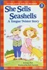 Scholastic Hello Reader Level 3-11 : She Sells Seashells - A Tongue Twister Story (Book+CD Set)