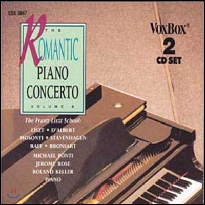낭만파 피아노 협주곡 4집 - 리스트 / 달베르 / 라프 / 모조니 (The Romantic Piano Concerto Vol.4 - Liszt / Eugen D'Albert / Raff / Mosonyi)