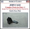 Katrin Zenz 존 케이지: 플루트 작품 전곡 1집 (John Cage: Complete Works for Flute 1)
