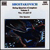 쇼스타코비치 : 현악 사중주 14, 15번 (Shostakovich : String Quartets Vol.5 - No.14 Op.142, No.15 Op.144)(CD) - Eder Quartet