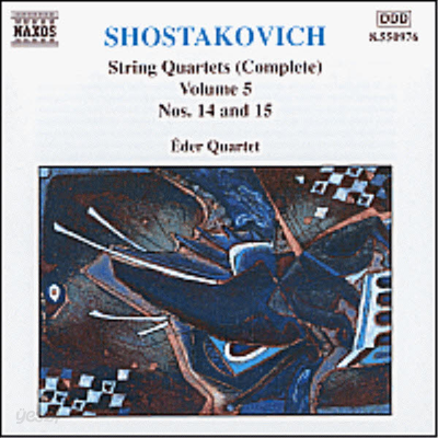 쇼스타코비치 : 현악 사중주 14, 15번 (Shostakovich : String Quartets Vol.5 - No.14 Op.142, No.15 Op.144)(CD) - Eder Quartet
