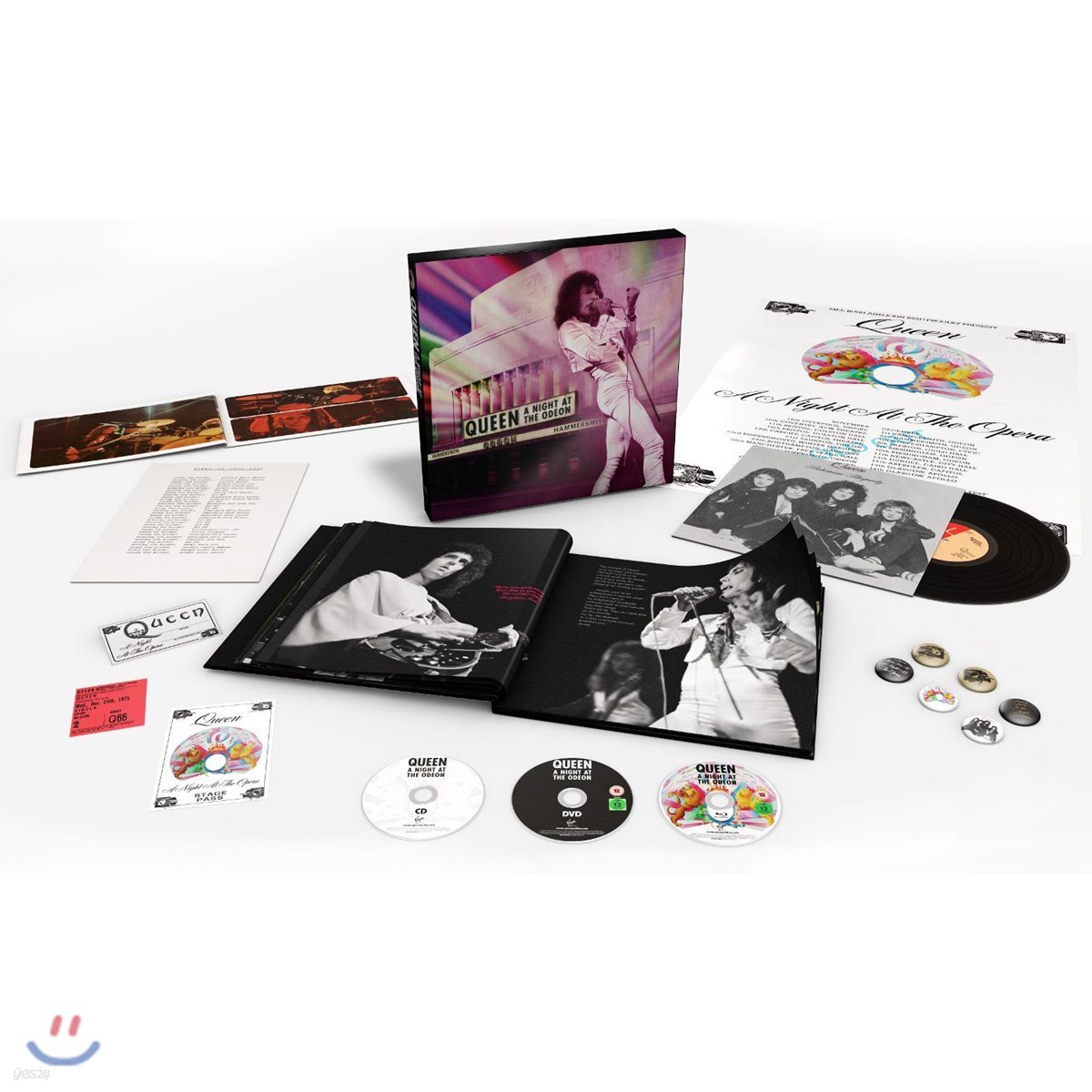 Queen - A Night At The Odeon [CD+DVD+LP+블루레이 Super Deluxe Edition]