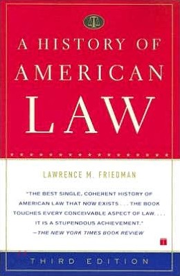 [염가한정판매] A History Of American Law